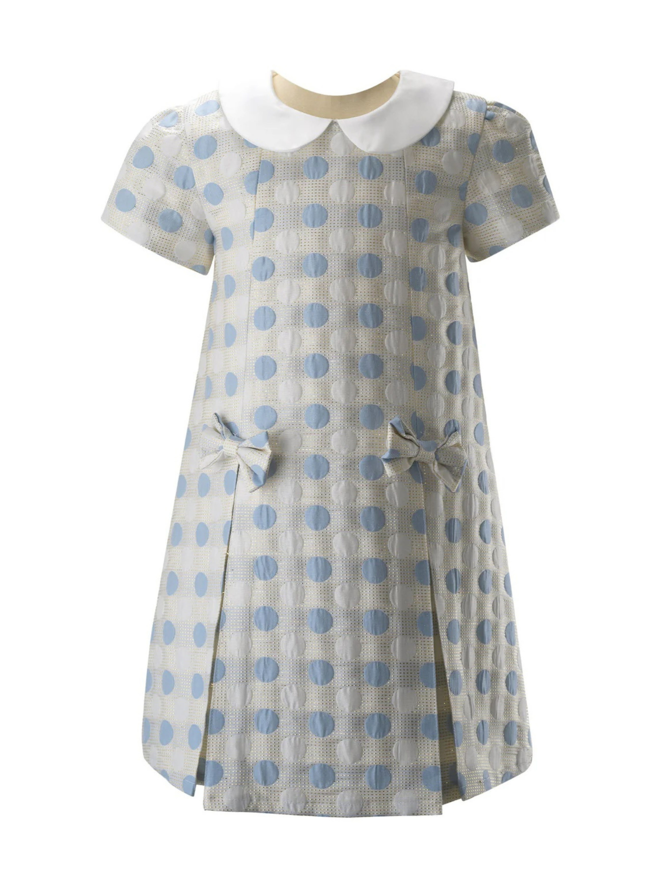 Платье мини Rachel Riley Dot Damask модель GDR231BLAAG-BLU Фото