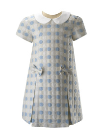 Платье мини Rachel Riley Dot Damask модель GDR231BLAAG-BLU Фото