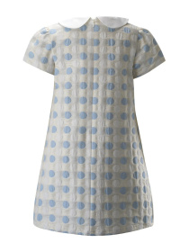 Платье мини Rachel Riley Dot Damask модель GDR231BLAAG-BLU Фото