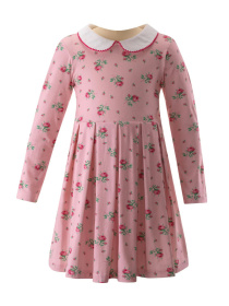 Платье миди Rachel Riley Rosebud Floral модель GDR426PKACP-PNK Фото