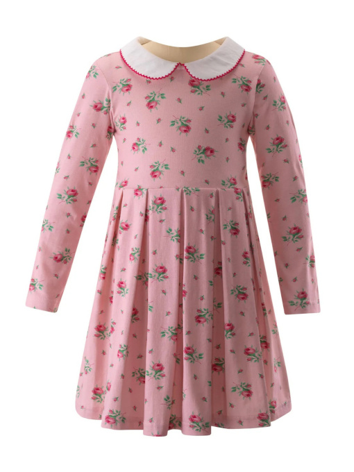 Платье миди Rachel Riley Rosebud Floral модель GDR426PKACP-PNK Фото