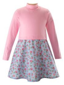 Сукня міді Rachel Riley Floral Turtle Neck модель GDR675PKACY-PNK Фото