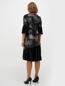 Платье миди Sassofono модель A271-SC-1909_золотой Фото