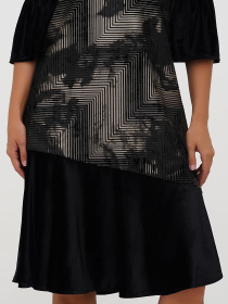 Платье миди Sassofono модель A271-SC-1909_золотой Фото