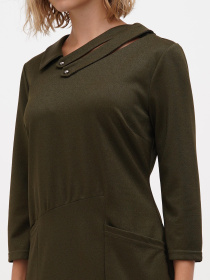 Сукня міні Sassofono модель A271-SC-3446_хаки Фото