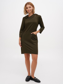 Сукня міні Sassofono модель A271-SC-3446_хаки Фото