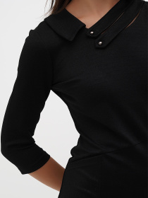 Платье мини Sassofono модель A271-SC-3446_черный Фото