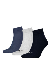 Набор носков PUMA Unisex Quarter Plain 3p модель 938589 Фото
