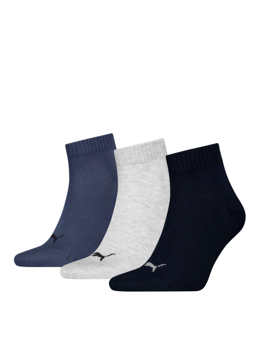 Набор носков PUMA Unisex Quarter Plain 3p модель 938589 Фото