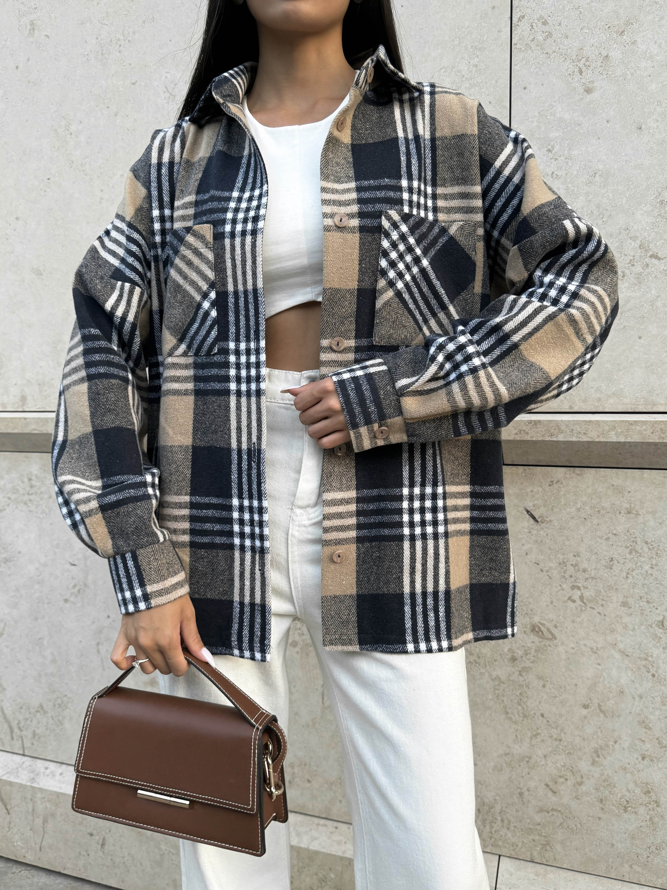 Рубашка Jadone Fashion модель Deksa_siniy Фото