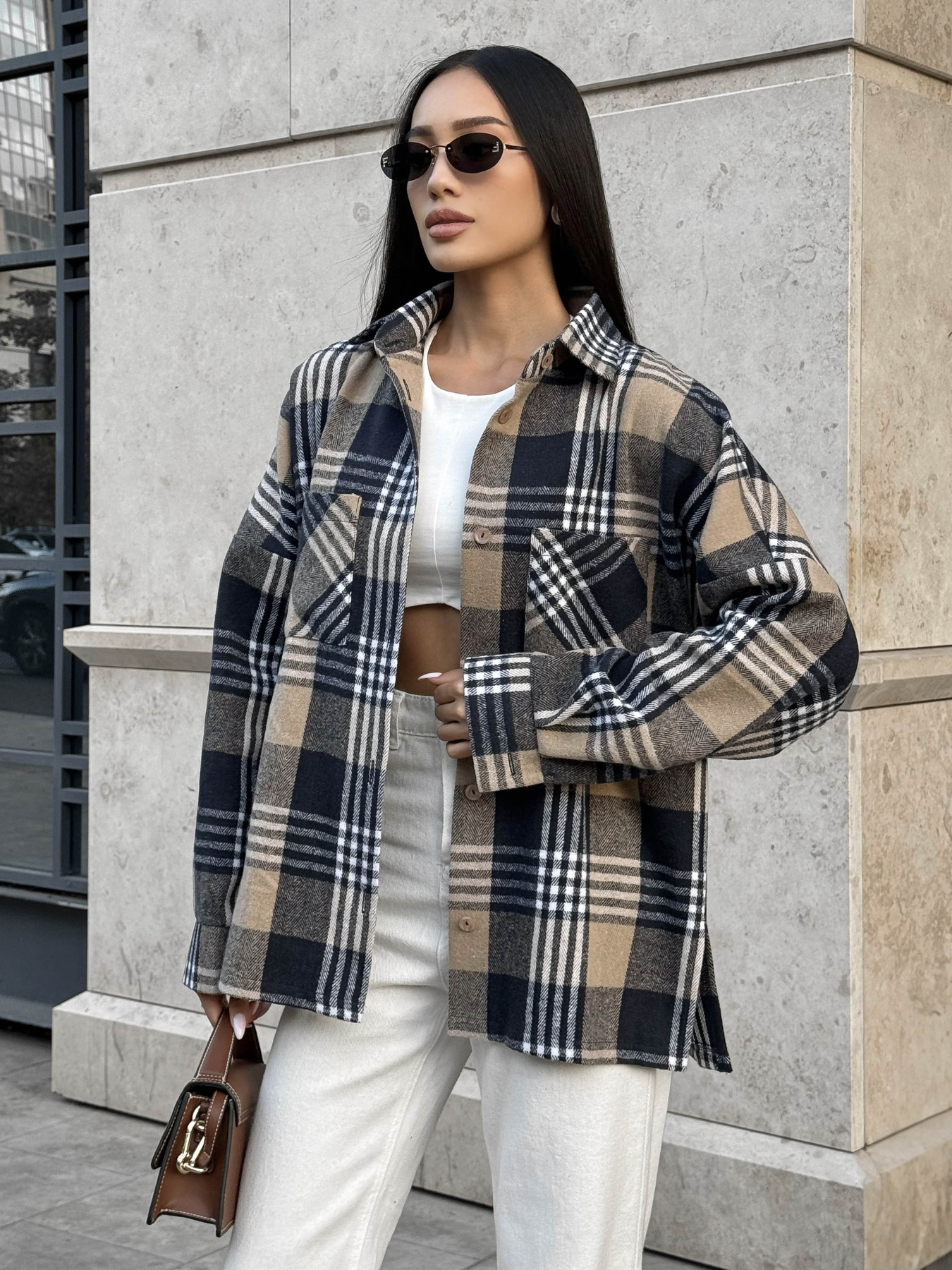 Рубашка Jadone Fashion модель Deksa_siniy Фото