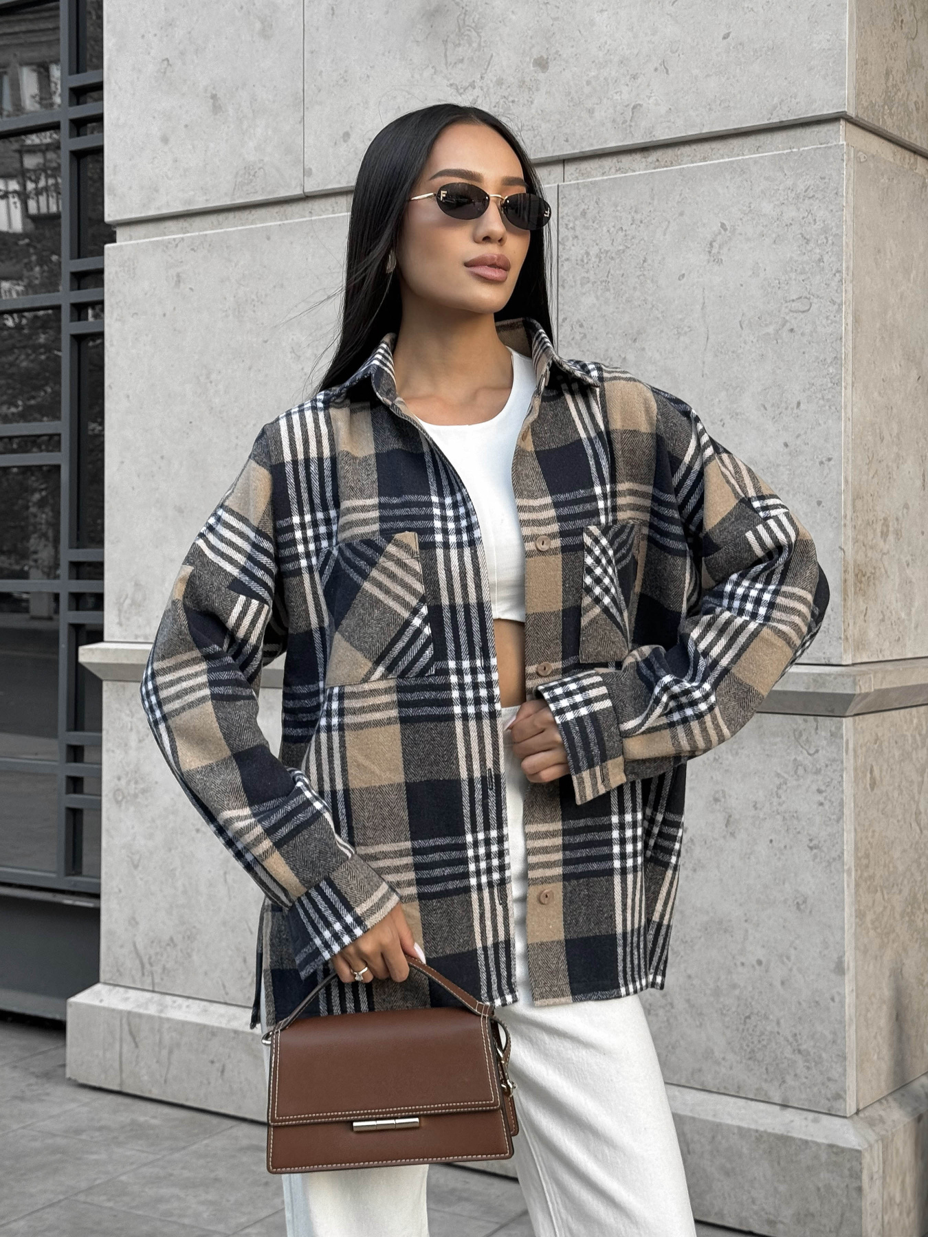 Рубашка Jadone Fashion модель Deksa_siniy Фото