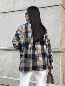 Рубашка Jadone Fashion модель Deksa_siniy Фото