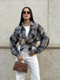 Рубашка Jadone Fashion модель Deksa_siniy Фото