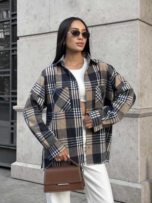 Рубашка Jadone Fashion модель Deksa_siniy Фото