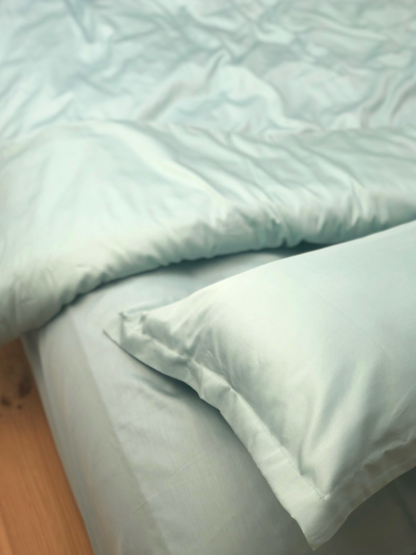 Комплект постільної білизни класичний м'ятний Cozy модель 7828859 Фото