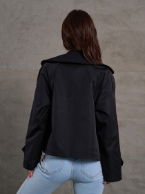 Тренч ISSA Plus модель 14881_черный Фото