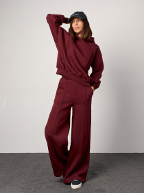 Костюм ISSA Plus модель 14863_бордовый Фото