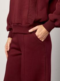 Костюм ISSA Plus модель 14863_бордовый Фото