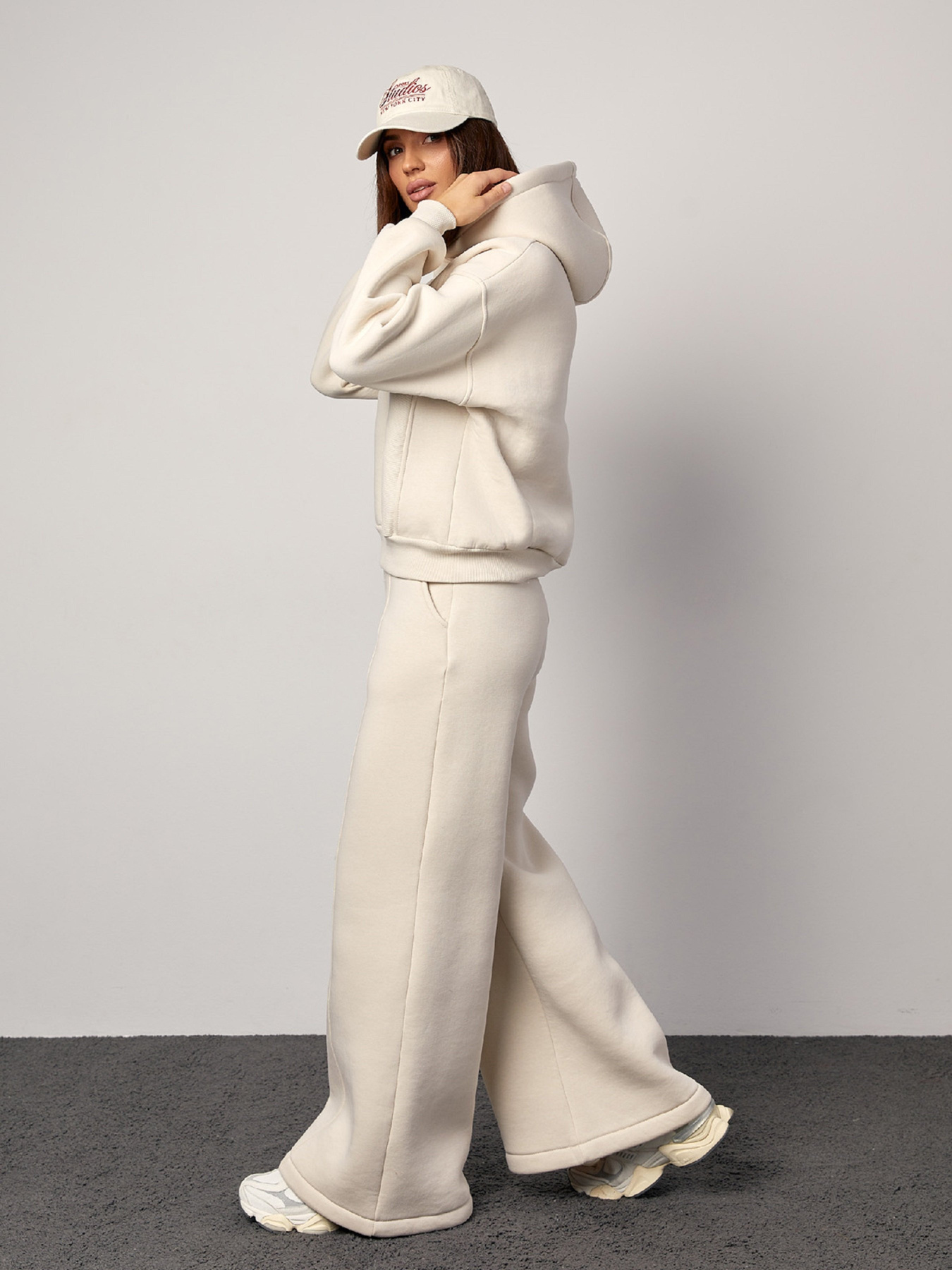 Повсякденний костюм ISSA Plus модель 14863_молочный Повсякденний костюм ISSA Plus модель 14863_молочный Фото