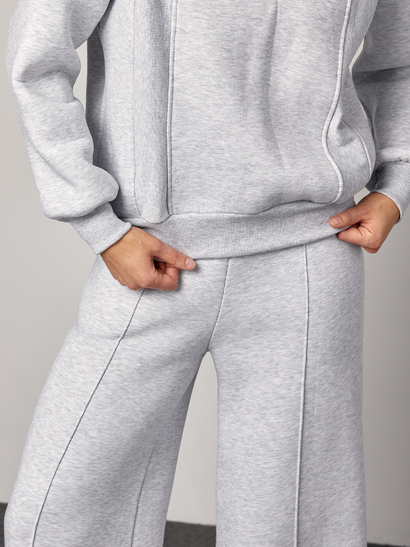 Костюм ISSA Plus модель 14863_светло_серый Фото