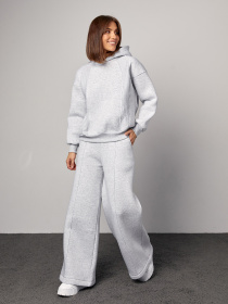 Костюм ISSA Plus модель 14863_светло_серый Фото
