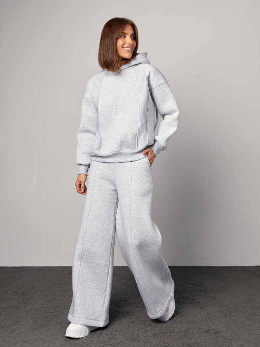Костюм ISSA Plus модель 14863_светло_серый Фото