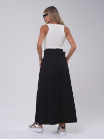 Спідниця максі ISSA Plus модель 14808A_черный Фото
