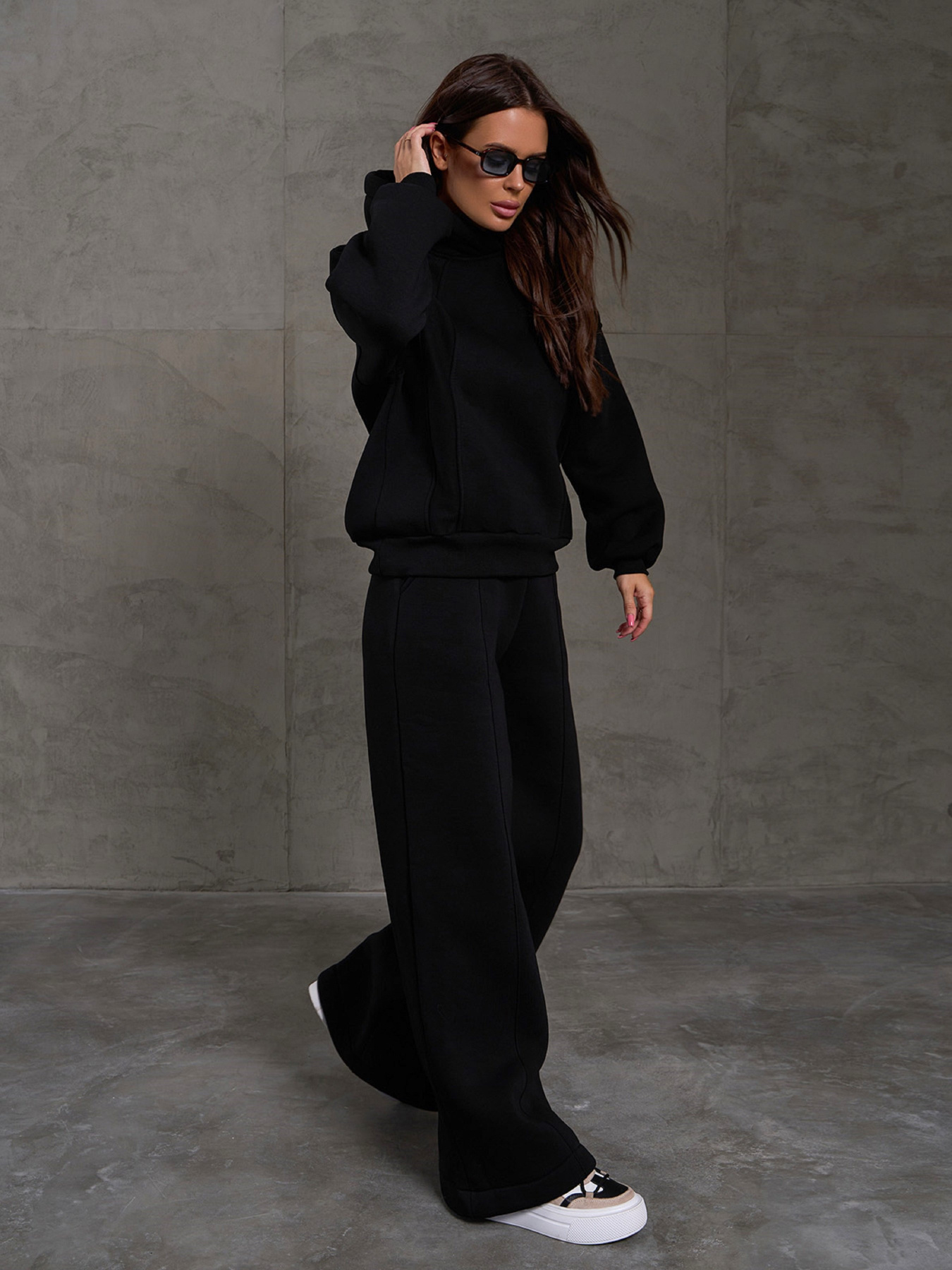 Костюм ISSA Plus модель 14863_черный Фото