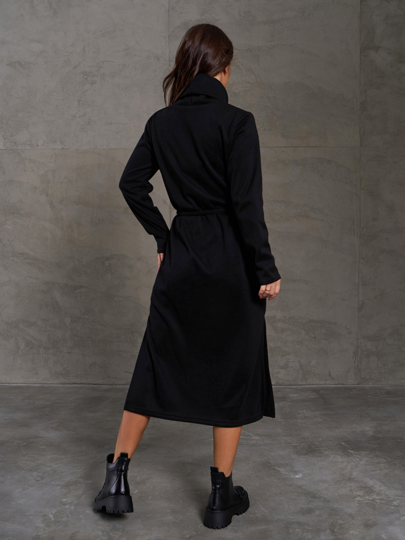 Платье миди ISSA Plus модель 14864_черный Фото