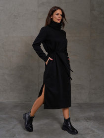 Платье миди ISSA Plus модель 14864_черный Фото