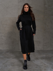 Платье миди ISSA Plus модель 14864_черный Фото