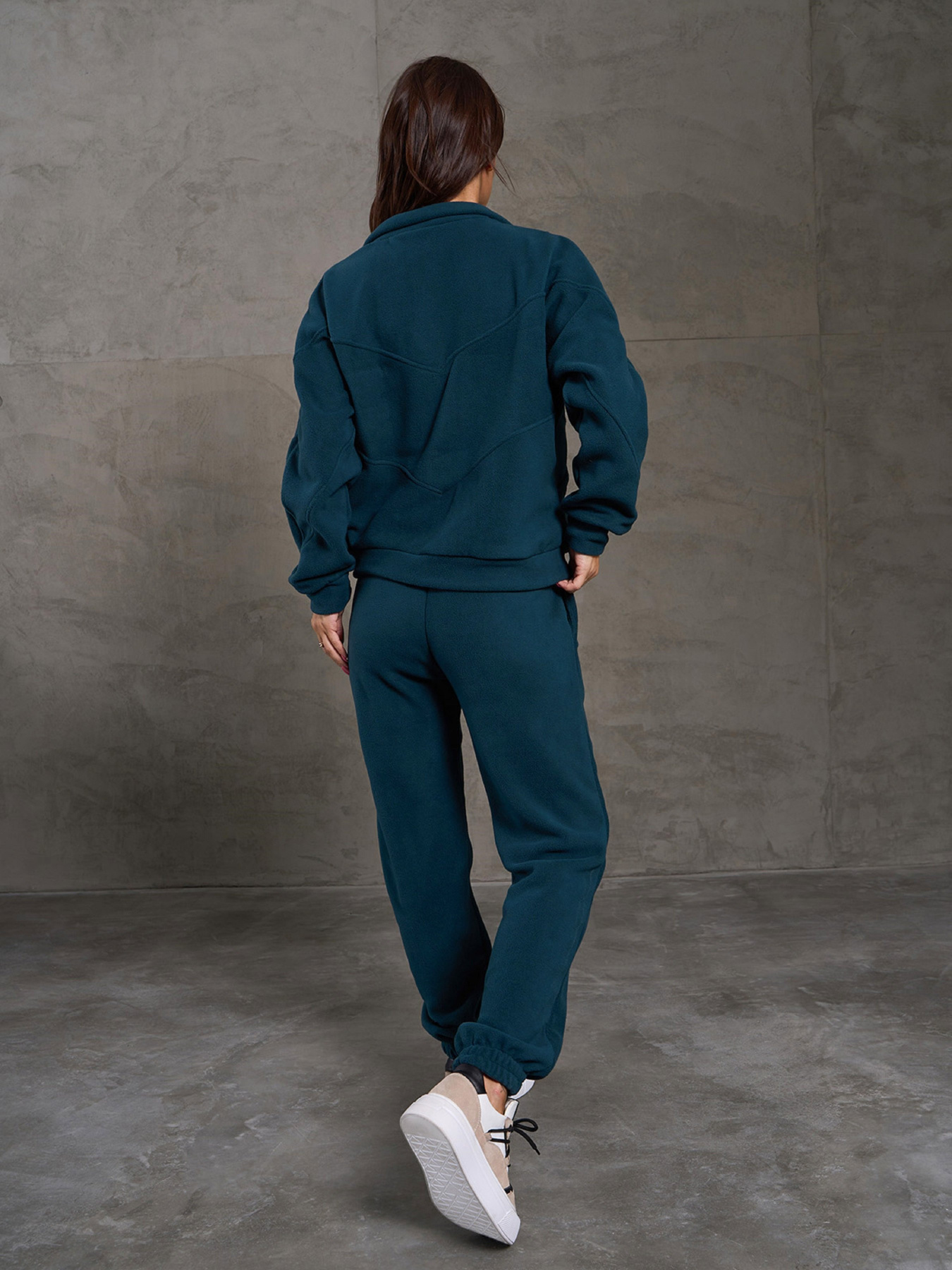 Повседневный костюм ISSA Plus модель 14866_зеленый Фото