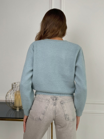 Джемпер ISSA Plus модель WN20-667_мятный Фото