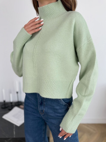 Светр ISSA Plus модель WN20-670_мятный Фото