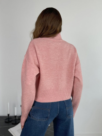 Светр ISSA Plus модель WN20-670_розовый Фото