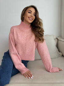 Светр ISSA Plus модель WN20-670_розовый Фото
