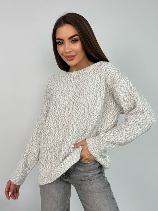 Джемпер ISSA Plus модель WN20-671_серый Фото