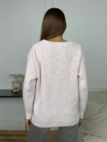 Джемпер ISSA Plus модель WN20-671_розовый Фото