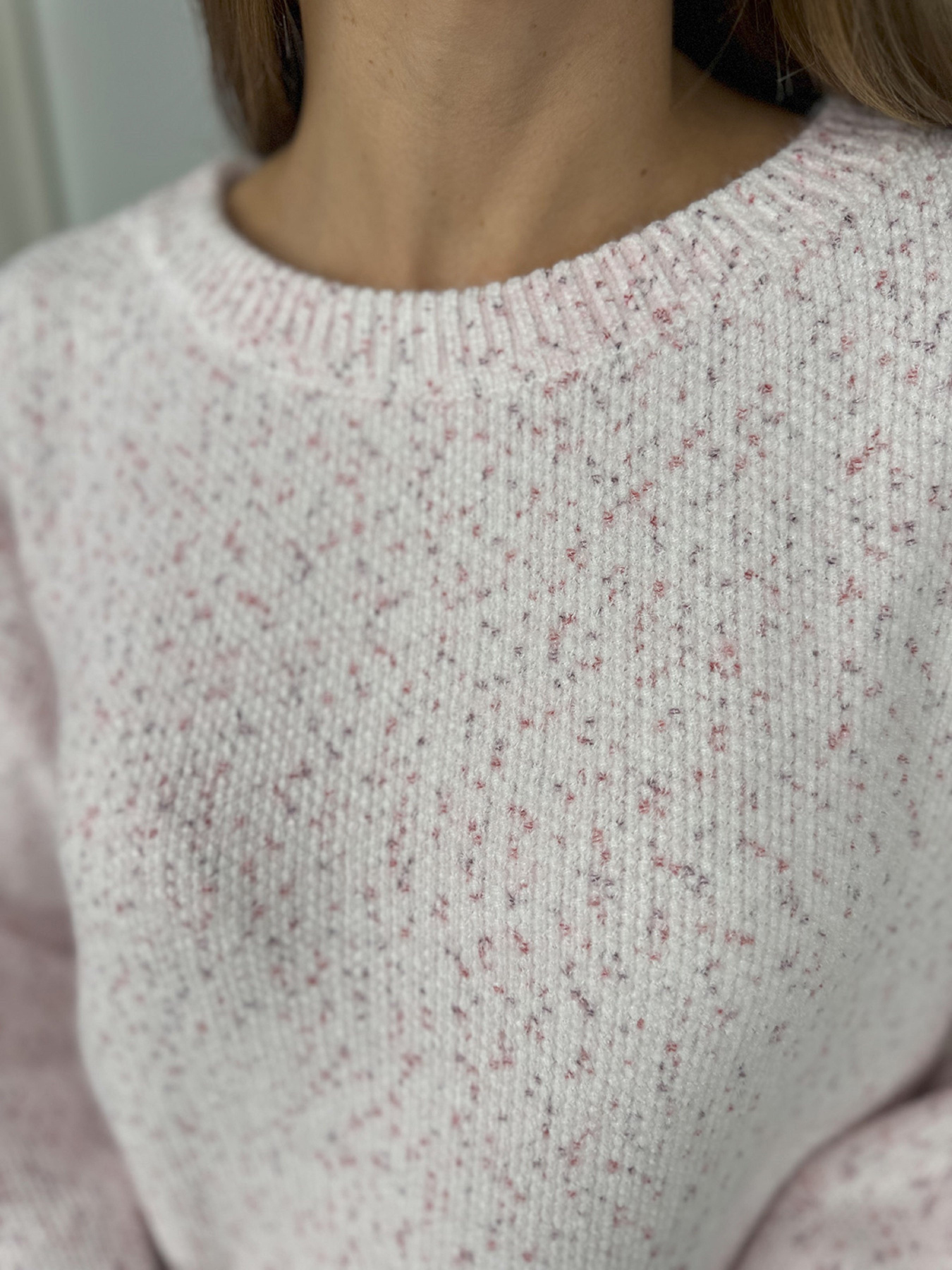 Джемпер ISSA Plus модель WN20-671_розовый Фото