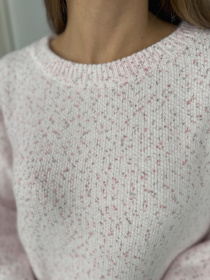 Джемпер ISSA Plus модель WN20-671_розовый Фото