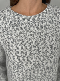 Джемпер ISSA Plus модель WN20-671_темно_серый Фото