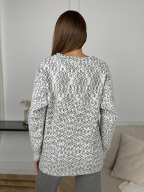 Джемпер ISSA Plus модель WN20-671_темно_серый Фото