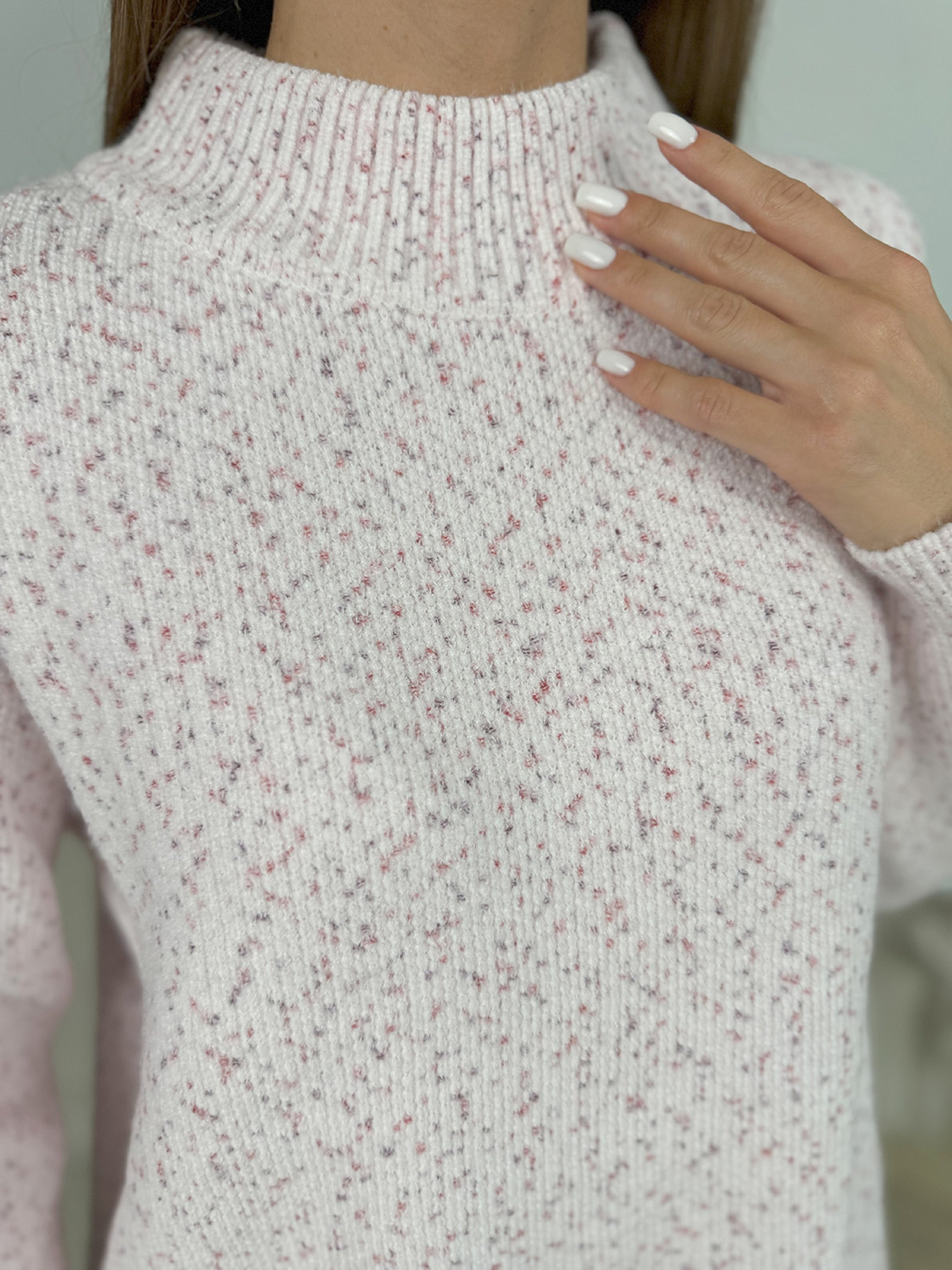 Свитер ISSA Plus модель WN20-672_розовый Фото