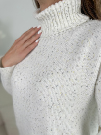 Свитер ISSA Plus модель WN20-673_белый Фото