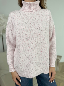 Свитер ISSA Plus модель WN20-673_розовый Фото