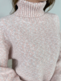 Светр ISSA Plus модель WN20-673_персиковый Фото