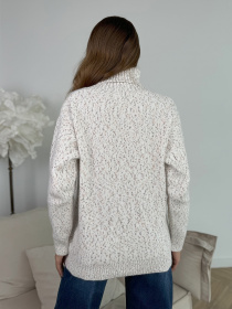 Свитер ISSA Plus модель WN20-673_светло_бежевый Фото