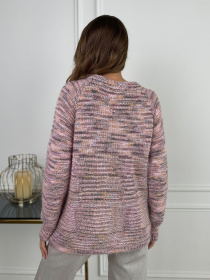 Джемпер ISSA Plus модель WN20-674_розовый Фото