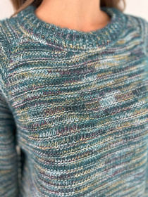 Джемпер ISSA Plus модель WN20-674_бирюзовый Фото